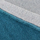 Ručně všívaný kusový koberec Asra wool petrolej
