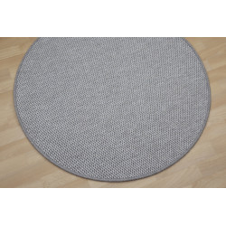 AKCE: 120x120 (průměr) kruh cm Kusový koberec Nature platina kruh