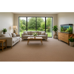 AKCE: 80x150 cm Kusový koberec Udinese béžový new - neúčtujeme odřezky z role - obšitý ze všech stran