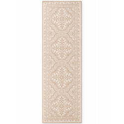AKCE: 80x250 cm Běhoun Duet Rosel 106252 Beige/White - na ven i na doma