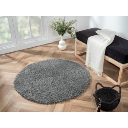 Kusový koberec My Shaggy grau kruh