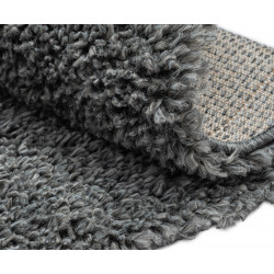 Kusový koberec My Shaggy grau kruh