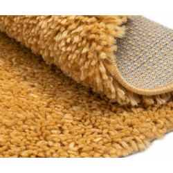 Kusový koberec My Shaggy goldgelb kruh