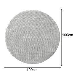 Kusový koberec Wooly Dreamscape naturweiß kruh