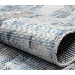 Kusový koberec Avery blau/grau