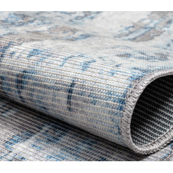 Kusový koberec Avery blau/grau