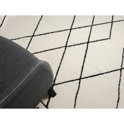 Kusový koberec Moroccan Desert weiß/grau