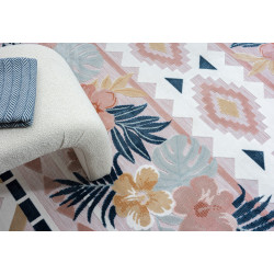 Kusový koberec Flora II rosa