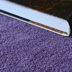 Ručně všívaný kusový koberec Asra wool fialová