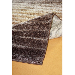 AKCE: 60x100 cm Kusový koberec Seher 3D 2607 Brown Beige