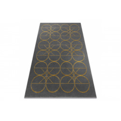 AKCE: 120x170 cm Kusový koberec Emerald 1010 grey and gold