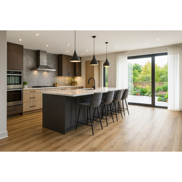 PVC podlaha - lino Blacktex Columbian Oak 649M - dub
