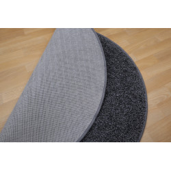 AKCE: 67x67 (průměr) kruh cm Kusový koberec Color Shaggy šedý kruh