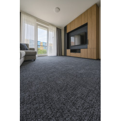 Metrážový koberec Dobro 97 tmavě šedý