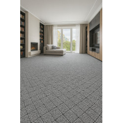 Metrážový koberec Udinese šedý - neúčtujeme odřezky z role