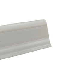 DOPRODEJ: 2500x50x25 mm cm Soklová podlahová lišta SLK50 W117 bílá 2,5 m