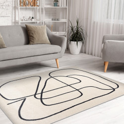 Kusový koberec Fusion 8297 cream/dark grey