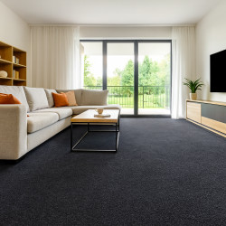 Metrážový koberec Supersoft 800 černý