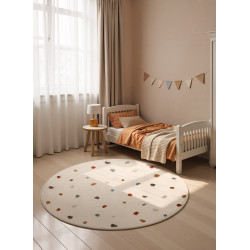 Dětský koberec Adventures 106210 Cream Multicolor kruh