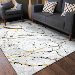 Kusový koberec Allure 1963 white/gold