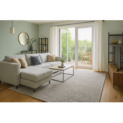 Metrážový koberec Nature platina - neúčtujeme odřezky z role