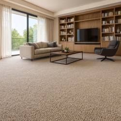 Metrážový koberec Alfawool 40 šedý