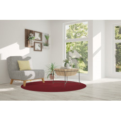 AKCE: 120x120 (průměr) kruh cm Kusový koberec Astra červená kruh