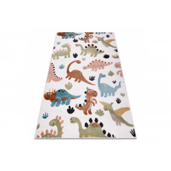 AKCE: 160x220 cm Dětský kusový koberec Fun Dino cream