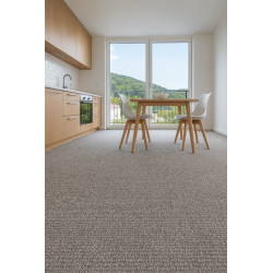 Metrážový koberec Alassio šedobéžový - neúčtujeme odřezky z role