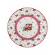 Kusový koberec Villeroy & Boch Toy's delight 106276 Cream, Red kruh