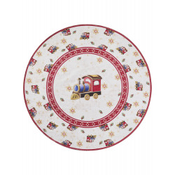 Kusový koberec Villeroy & Boch Toy's delight 106276 Cream, Red kruh