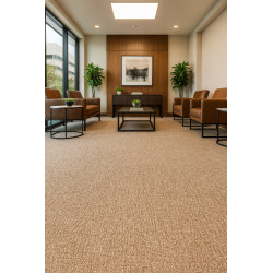 Metrážový koberec Cobalt SDN 64031- AB béžovo-hnědý, zátěžový