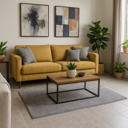 Kusový koberec Velur Ultra stříbrný