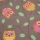 AKCE: 160x160 (průměr) kruh cm Dětský kusový koberec Little Owls kruh