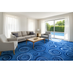 AKCE: 105x430 cm Metrážový koberec Drops 74