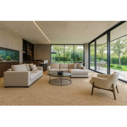 AKCE: 98x200 cm Metrážový koberec Velur Ultra béžový