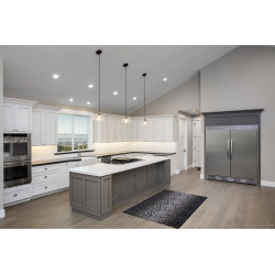 AKCE: 150x57 cm Protiskluzový běhoun na míru Zel 1014 Silver (Grey) - obšitý ze všech stran