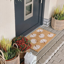 Rohožka Halloween bílé dýně 105676 - na ven i na doma