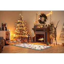 DOPRODEJ: 80x200 cm Běhoun Villeroy & Boch Toy's delight s potiskem 106193 Green, Multicolor