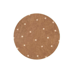 Kusový koberec Dot  Chestnut kruh