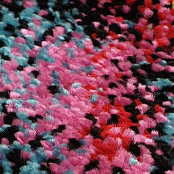 Kusový koberec Fantasy 559-13 Blue/white kruh