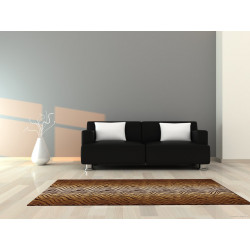 AKCE: 200x67 cm Protiskluzový běhoun na míru Zel 1014 Brown - obšitý ze všech stran