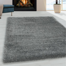 AKCE: 140x200 cm Kusový koberec Fluffy Shaggy 3500 light grey
