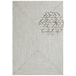 Kusový koberec Braided 105553 Light Melange – na ven i na doma