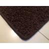 Kusový koberec Color Shaggy tmavě hnědý