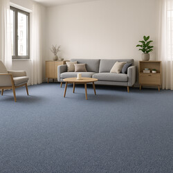 Metrážový koberec Cobalt SDN 64062 - AB modrý, zátěžový