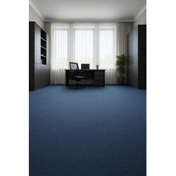 Metrážový koberec Cobalt SDN 64060 - AB tmavě modrý, zátěžový