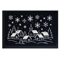 Rohožka Bílé Vánoce 40x60 cm