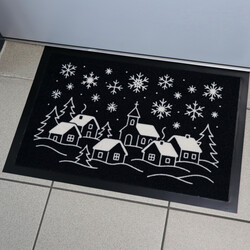 Rohožka Bílé Vánoce 40x60 cm