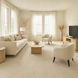 Metrážový koberec Dublin 202 bílý